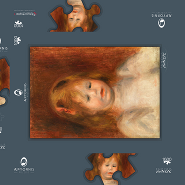 Portrait of Jean Renoir (Portrait de Jean Renoir) (1897) by Pierre-Auguste Renoir 1000 Puzzle Schachtel 3D Modell