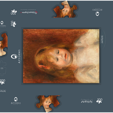 Portrait of Jean Renoir (Portrait de Jean Renoir) (1897) by Pierre-Auguste Renoir 100 Puzzle Schachtel 3D Modell