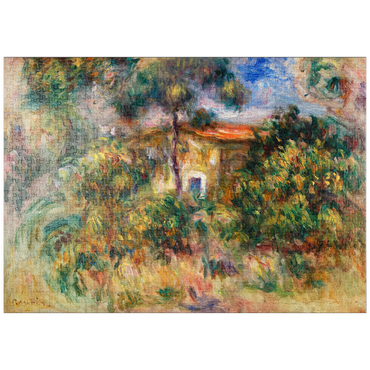 puzzleplate Farmhouse (La Ferme) (1917) by Pierre-Auguste Renoir 1000 Puzzle