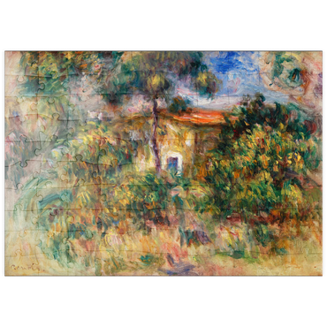 puzzleplate Farmhouse (La Ferme) (1917) by Pierre-Auguste Renoir 100 Puzzle