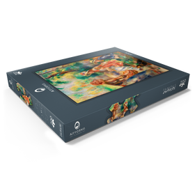 Alternative Darstellung des Puzzle-Motivs Apple Vendor (1890) by Pierre-Auguste Renoir – Puzzleteile: 200