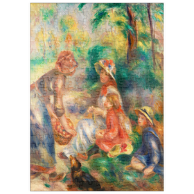 Darstellung des Puzzle-Motivs Apple Vendor (1890) by Pierre-Auguste Renoir – Puzzleteile: 200
