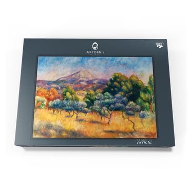 Montagne Sainte-Victoire (Paysage) (1889) by Pierre-Auguste Renoir 1000 Puzzle Schachtel Ansicht3