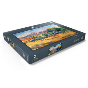 Darstellung des Puzzle Motivs Montagne Sainte-Victoire (Paysage) (1889) by Pierre-Auguste Renoir - Puzzleteile: 100