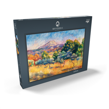 Montagne Sainte-Victoire (Paysage) (1889) by Pierre-Auguste Renoir 200 Puzzle Schachtel Ansicht2