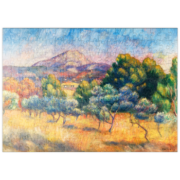 puzzleplate Montagne Sainte-Victoire (Paysage) (1889) by Pierre-Auguste Renoir 200 Puzzle