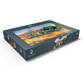 Darstellung des Puzzle Motivs Montagne Sainte-Victoire (Paysage) (1889) by Pierre-Auguste Renoir - Puzzleteile: 500