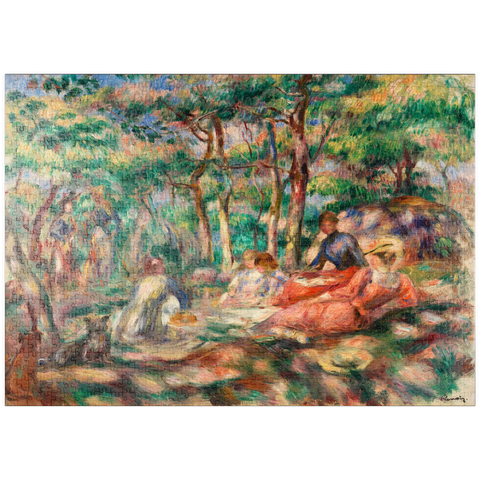 puzzleplate Picnic (Le Déjeuner sur l'herbe) (1893) by Pierre-Auguste Renoir 1000 Puzzle