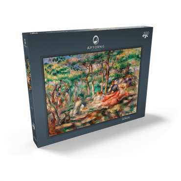 Picnic (Le Déjeuner sur l'herbe) (1893) by Pierre-Auguste Renoir 100 Puzzle Schachtel Ansicht2