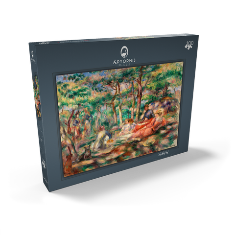 Picnic (Le Déjeuner sur l'herbe) (1893) by Pierre-Auguste Renoir 100 Puzzle Schachtel Ansicht2