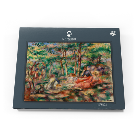 Picnic (Le Déjeuner sur l'herbe) (1893) by Pierre-Auguste Renoir 100 Puzzle Schachtel Ansicht3