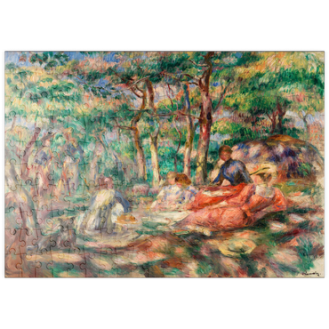 puzzleplate Picnic (Le Déjeuner sur l'herbe) (1893) by Pierre-Auguste Renoir 200 Puzzle