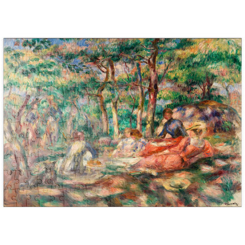 puzzleplate Picnic (Le Déjeuner sur l'herbe) (1893) by Pierre-Auguste Renoir 200 Puzzle