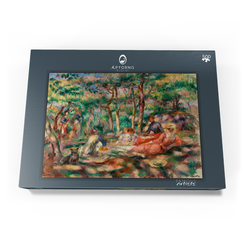 Picnic (Le Déjeuner sur l'herbe) (1893) by Pierre-Auguste Renoir 500 Puzzle Schachtel Ansicht3