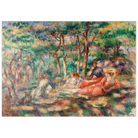 puzzleplate Picnic (Le Déjeuner sur l'herbe) (1893) by Pierre-Auguste Renoir 500 Puzzle