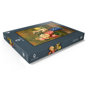 Alternative Darstellung des Puzzle-Motivs Bouquet of Roses (Le Bouquet de roses) (1882) by Pierre-Auguste Renoir – Puzzleteile: 200