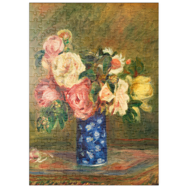 puzzleplate Bouquet of Roses (Le Bouquet de roses) (1882) by Pierre-Auguste Renoir 200 Puzzle