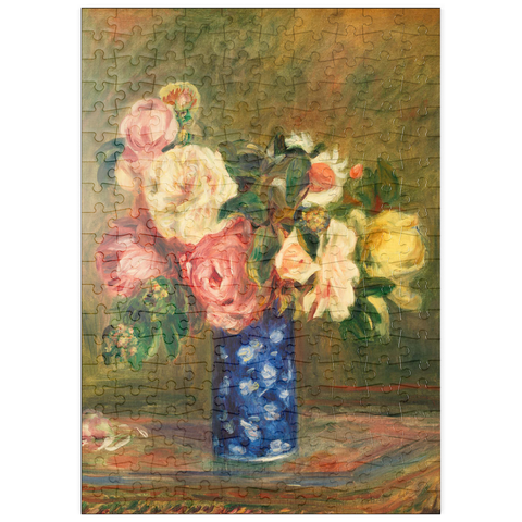 puzzleplate Bouquet of Roses (Le Bouquet de roses) (1882) by Pierre-Auguste Renoir 200 Puzzle