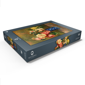Alternative Darstellung des Puzzle-Motivs Bouquet of Roses (Le Bouquet de roses) (1882) by Pierre-Auguste Renoir – Puzzleteile: 500