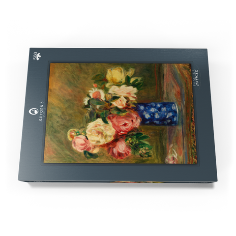 Bouquet of Roses (Le Bouquet de roses) (1882) by Pierre-Auguste Renoir 500 Puzzle Schachtel Ansicht3