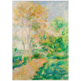 Darstellung des Puzzle Motivs Autumn Landscape (1884) by Pierre-Auguste Renoir - Puzzleteile: 1000