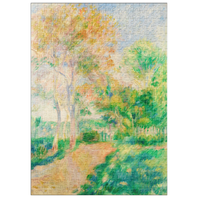 Darstellung des Puzzle Motivs Autumn Landscape (1884) by Pierre-Auguste Renoir - Puzzleteile: 500