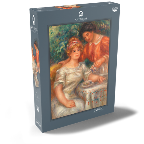 Tea Time (1911) by Pierre-Auguste Renoir 1000 Puzzle Schachtel Ansicht2