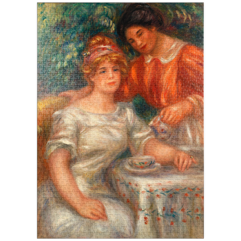 puzzleplate Tea Time (1911) by Pierre-Auguste Renoir 1000 Puzzle