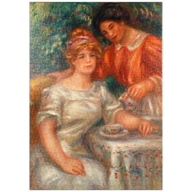 Darstellung des Puzzle Motivs Tea Time (1911) by Pierre-Auguste Renoir - Puzzleteile: 1000