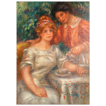 puzzleplate Tea Time (1911) by Pierre-Auguste Renoir 100 Puzzle