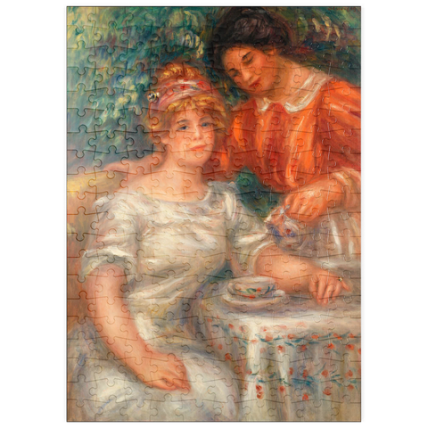 puzzleplate Tea Time (1911) by Pierre-Auguste Renoir 200 Puzzle