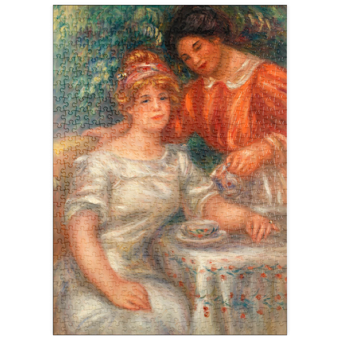 puzzleplate Tea Time (1911) by Pierre-Auguste Renoir 500 Puzzle