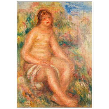 puzzleplate Bather (Baigneuse) (1918) by Pierre-Auguste Renoir 100 Puzzle