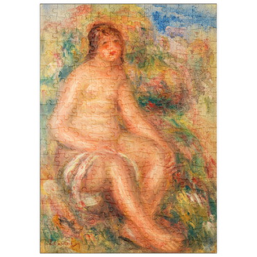 puzzleplate Bather (Baigneuse) (1918) by Pierre-Auguste Renoir 200 Puzzle