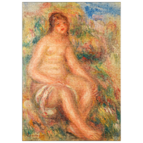 Darstellung des Puzzle-Motivs Bather (Baigneuse) (1918) by Pierre-Auguste Renoir – Puzzleteile: 500