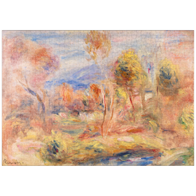 Darstellung des Puzzle-Motivs Glade (Clairière) (1909) by Pierre-Auguste Renoir – Puzzleteile: 1000