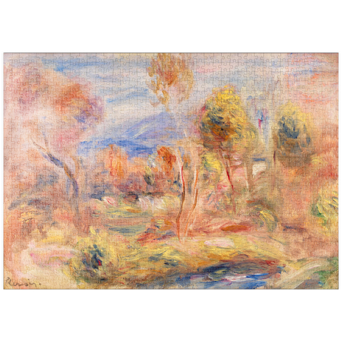 puzzleplate Glade (Clairière) (1909) by Pierre-Auguste Renoir 1000 Puzzle