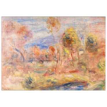 puzzleplate Glade (Clairière) (1909) by Pierre-Auguste Renoir 100 Puzzle