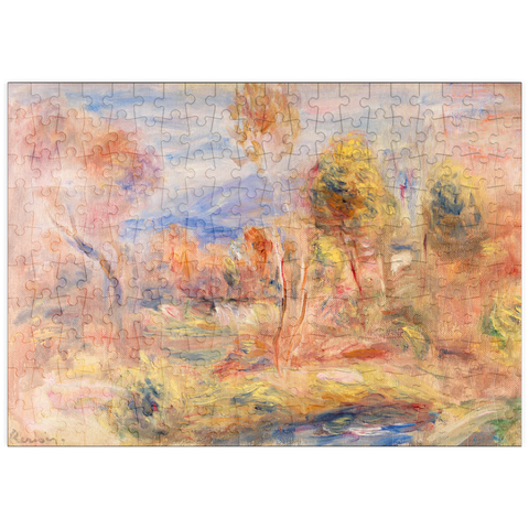 puzzleplate Glade (Clairière) (1909) by Pierre-Auguste Renoir 200 Puzzle