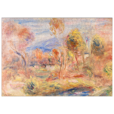 puzzleplate Glade (Clairière) (1909) by Pierre-Auguste Renoir 500 Puzzle