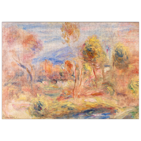puzzleplate Glade (Clairière) (1909) by Pierre-Auguste Renoir 500 Puzzle
