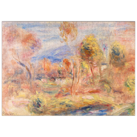 Darstellung des Puzzle Motivs Glade (Clairière) (1909) by Pierre-Auguste Renoir - Puzzleteile: 500