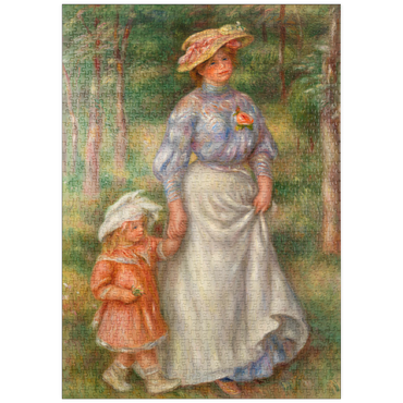puzzleplate Promenade (La Promenade) (1906) by Pierre-Auguste Renoir 1000 Puzzle