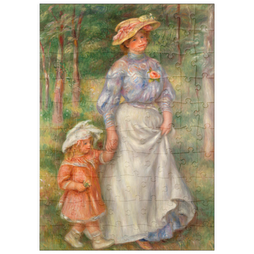 puzzleplate Promenade (La Promenade) (1906) by Pierre-Auguste Renoir 100 Puzzle