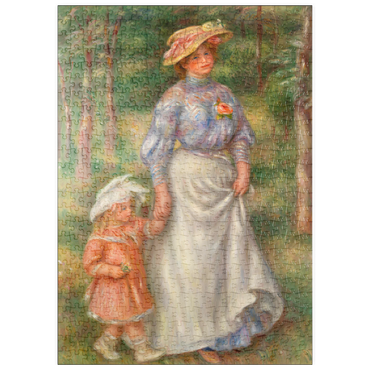 puzzleplate Promenade (La Promenade) (1906) by Pierre-Auguste Renoir 500 Puzzle