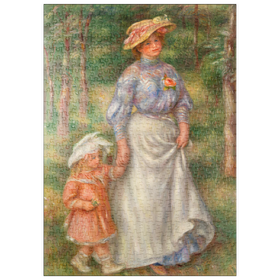 Darstellung des Puzzle Motivs Promenade (La Promenade) (1906) by Pierre-Auguste Renoir - Puzzleteile: 500