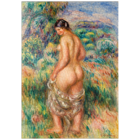 Darstellung des Puzzle-Motivs Standing Bather (Baigneuse debout) (1910) by Pierre-Auguste Renoir – Puzzleteile: 1000