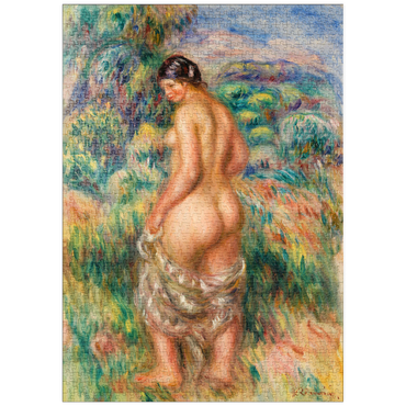 puzzleplate Standing Bather (Baigneuse debout) (1910) by Pierre-Auguste Renoir 1000 Puzzle