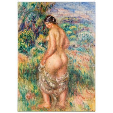 puzzleplate Standing Bather (Baigneuse debout) (1910) by Pierre-Auguste Renoir 100 Puzzle