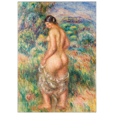puzzleplate Standing Bather (Baigneuse debout) (1910) by Pierre-Auguste Renoir 500 Puzzle